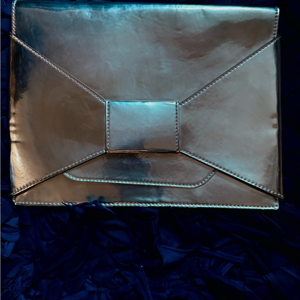 Metallic Envelope Clutch